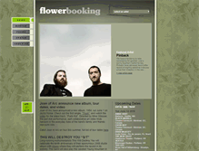 Tablet Screenshot of flowerbooking.com